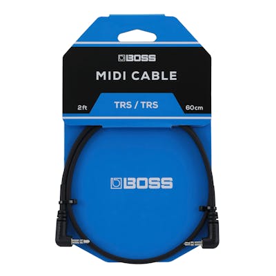 Boss 2 FT 60cm Midi Cable with Right Angle